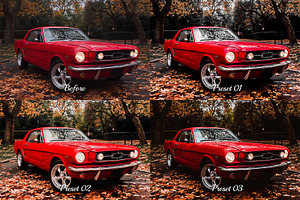 35 Car Lens Photoshop Actions