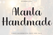 Alanta Handmade, a Handwritten Font by FreshTypeINK (Thumbnail 1 of 8)