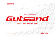 Gutsand - Sport and Racing Font, a Font by Typia Nesia (Thumbnail 2 of 18)