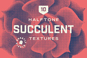 Succulent Halftones, a Texture Graphic by GhostlyPixels (Thumbnail 1 of 13)
