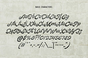 Lostamp font, a Script Font by Gleb Guralnyk (Thumbnail 2 of 6)