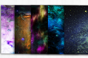 Space Background Digital Paper