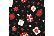 Elegant seamless Christmas patterns, a Graphic by Barsuk's Shop (Thumbnail 8 of 10)