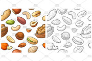 Pattern and stack nut engrave, icon, a Food Illustration by MoreVector (Thumbnail 3 of 4)