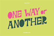Quiz Risk - Handmade Quirky Font, a Serif Font by Pandeka Studio (Thumbnail 4 of 9)