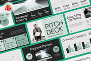 Pitch Deck PowerPoint, a Presentation Template by rgbryand (Thumbnail 1 of 7)