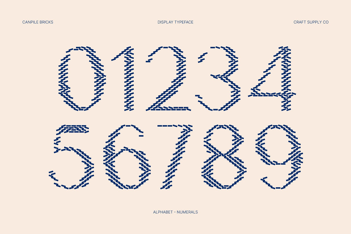 Canpile Bricks, a Sans Serif Font by Craft Supply Co. (Photo 5 of 8)