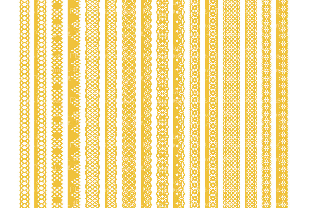 Sunshine Yellow Lace Borders, an Illustration by Amanda Ilkov (Photo 5 of 5)
