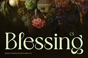 CS Blessing – Art Nouveau Font, a Serif Font by Craft Supply Co. (Thumbnail 1 of 8)