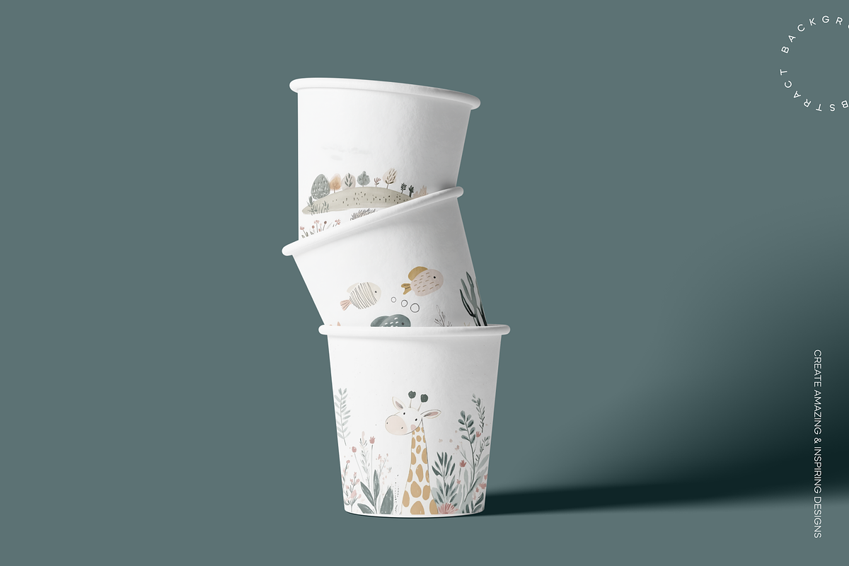 Watercolor Cute Animal Garden, an Animal Illustration by Lumeno (Photo 7 of 11)
