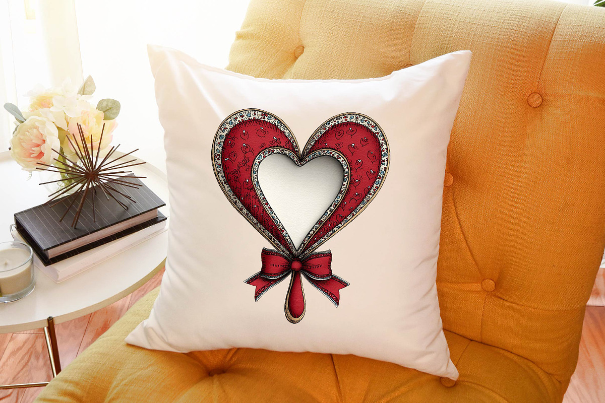 Valentine's Day Heart Coquette Bow, an Illustration by Sublimation Artist (Photo 6 of 6)