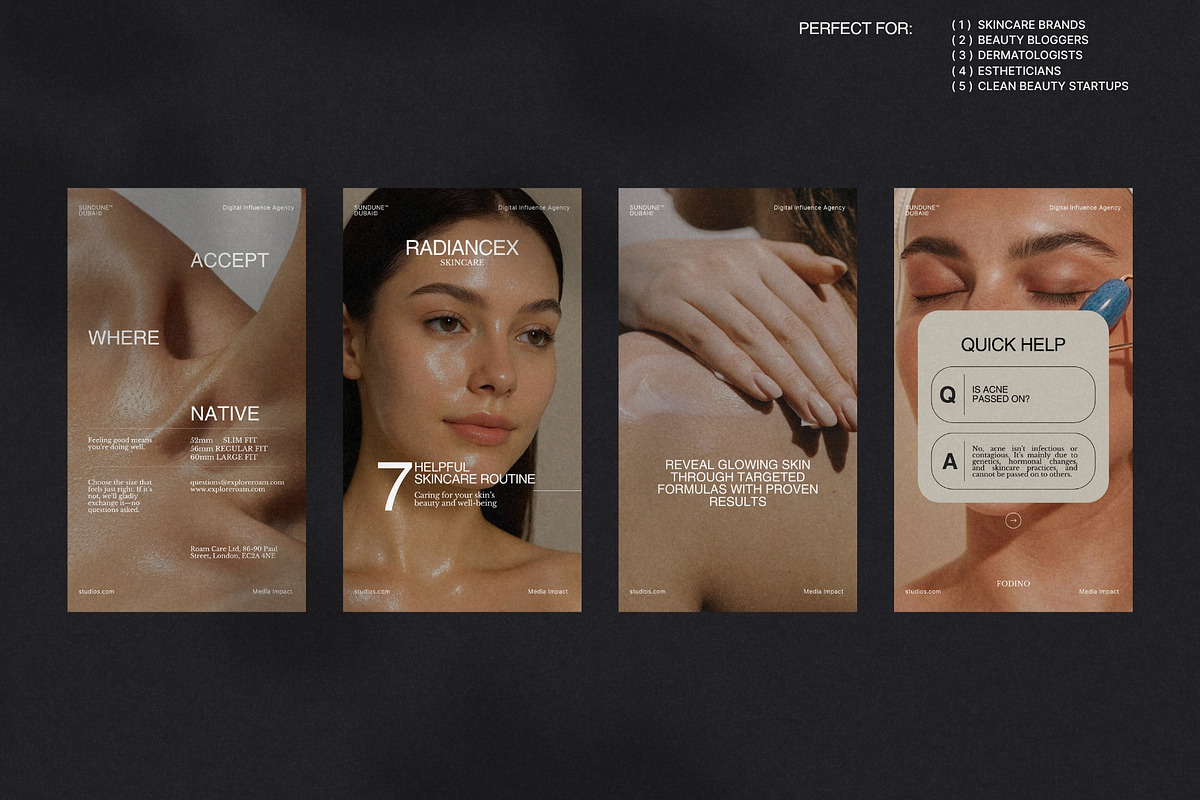 Clean Skincare Instagram Bundle preview 2