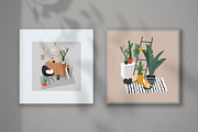 Hugge. Furniture collection., a Decorative Illustration by Merfin (Thumbnail 2 of 16)