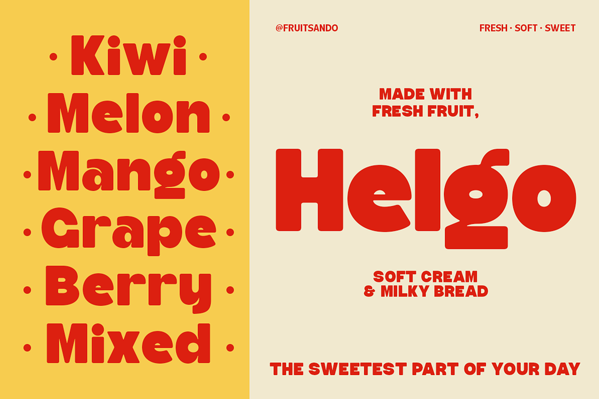 Mallo Bold – Chunky Display Typeface, a Sans Serif Font by roomspace creative lab (Photo 3 of 10)