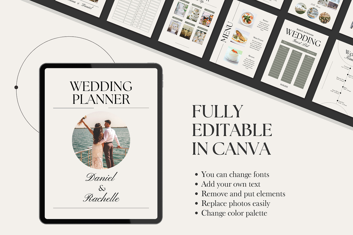 100+ Wedding Planner Canva Templates, a Templates & Theme by TemplateCastleStore (Photo 10 of 10)