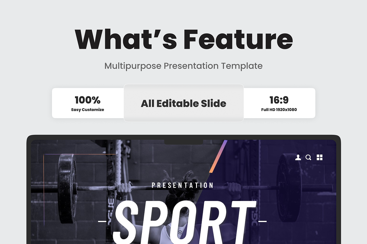 Sport Presentation, a Presentation Template by SquidPixey (Photo 2 of 6)