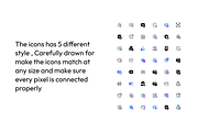 5 Style Set of 1000 Finance Icons, a Duotone Icon by Directico Design Kit (Thumbnail 3 of 8)