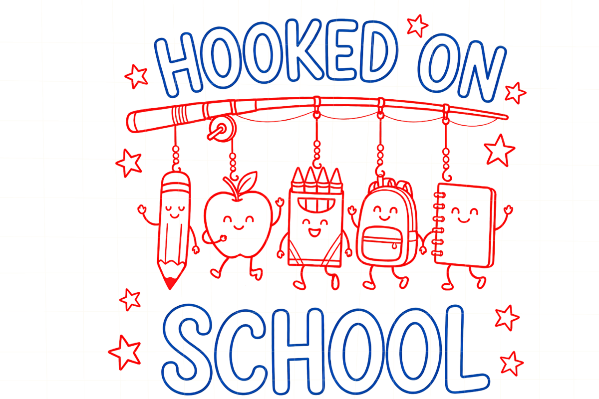 Retro Cute Back to School Png Bundle, an Education Illustration by Daisy Design (Photo 5 of 8)