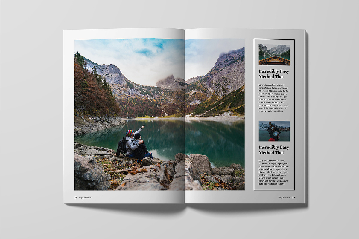 Travel Magazine Template, a Magazine Template by xtratimebd (Photo 7 of 11)