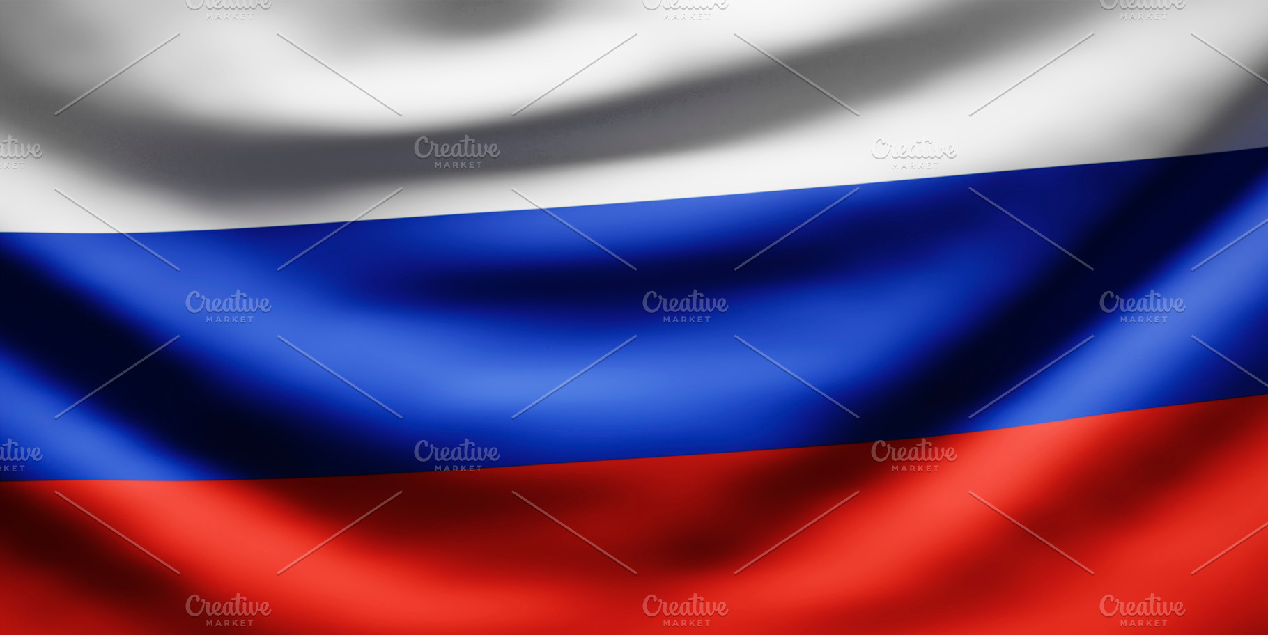 National flag of Russia., an Abstract Photo by hitdelight