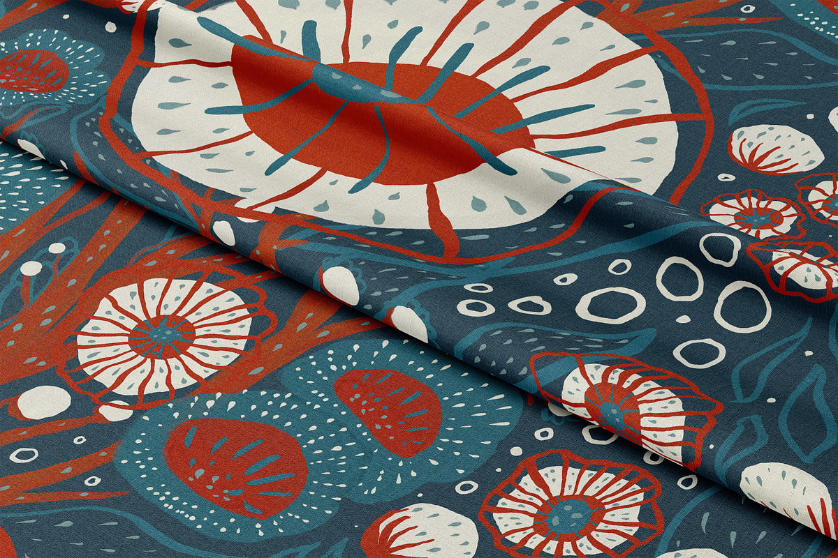 Boho Blossom Seamless Patterns, a Pattern Graphic by OlgaRom (Photo 8 of 9)