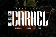 Carhel De Black Font, a Sans Serif Font by ponuppo (Thumbnail 1 of 7)