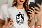 Pinup Grease Monkey, Sublimation PNG, a Graphic by GlitterCraft (Thumbnail 20 of 42)