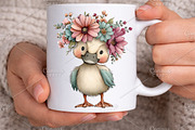 Whimsical Easter Animals Clipart PNG, an Illustration by Canvas Craft (Thumbnail 4 of 7)