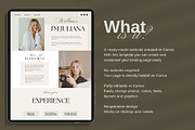 Coaching Website Canva, a Landing Page Template by ElladesignCo (Thumbnail 4 of 7)