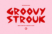 GF Strouk - Display Font, a Font by GroovyFontCo (Thumbnail 1 of 8)