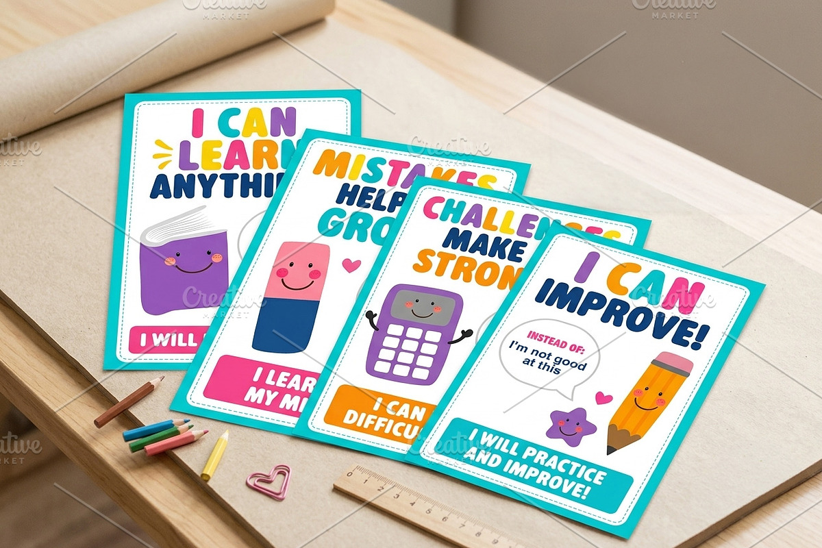 Cute Classroom Decor Bundle, an Education Illustration by C Design Studio (Photo 14 of 15)