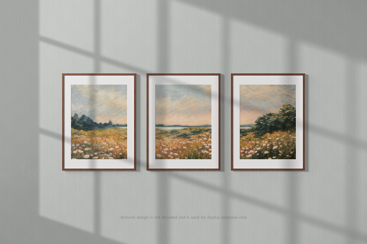 3x4 Portrait, 3 Frame Mockup, a Household Mockup by Lelu Art Design (Photo 3 of 11)