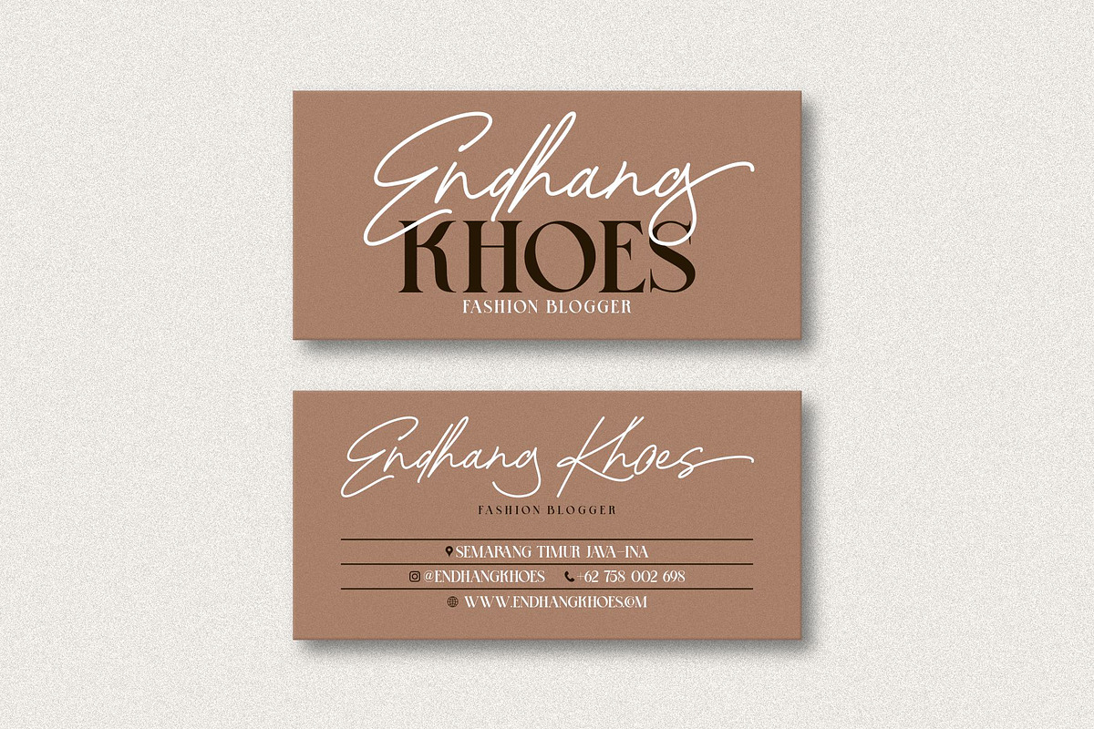 Emillont, a Script Font by ngene (Photo 4 of 11)