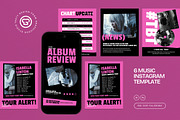 Music Instagram Template, a Social Media Template by graphicook (Thumbnail 1 of 3)