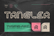 Tangler - Twisted Font, a Sans Serif Font by Gleb Guralnyk (Thumbnail 1 of 6)