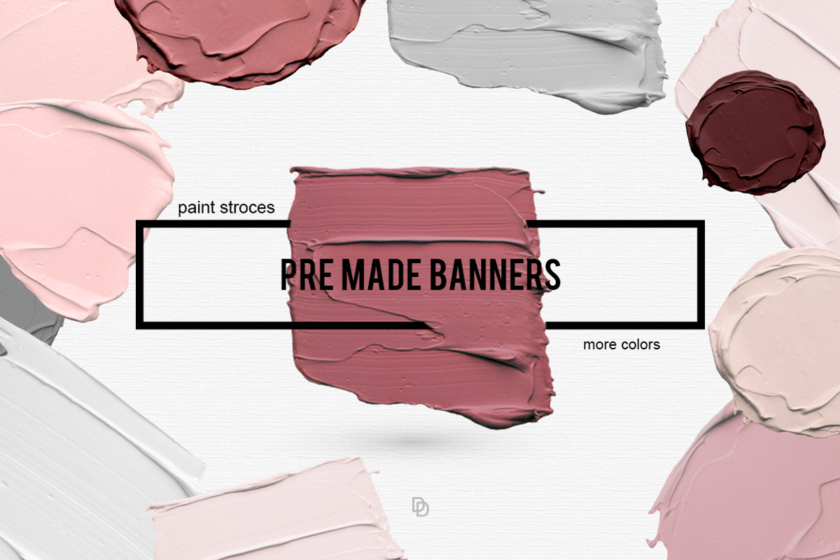 Logo paint stroces background, an Object Graphic by DigitalDream (Photo 1 of 10)