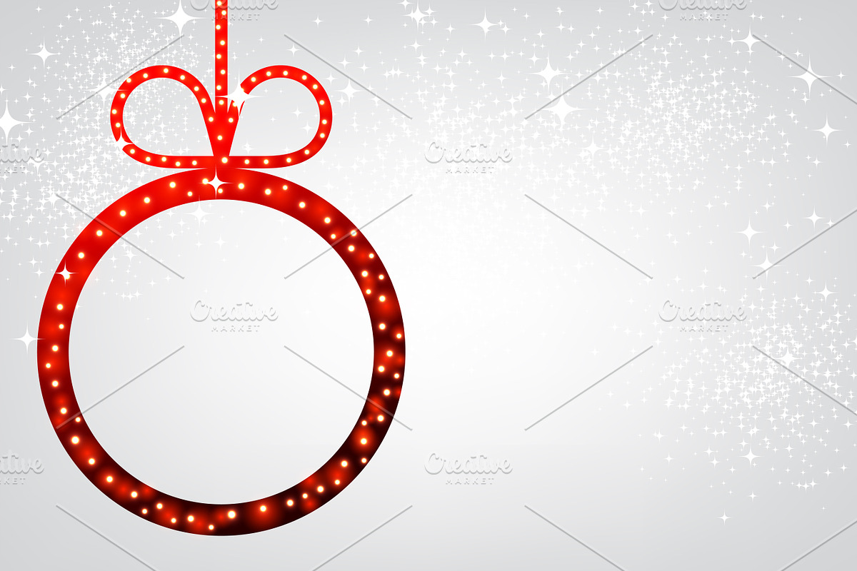 Red Christmas & New Year set, a Decorative Illustration by Vjom (Photo 5 of 12)