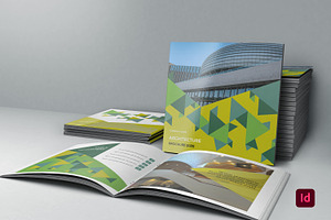Architecture Square Bifold Brochure, a Brochure Template by Template Shop