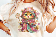 Whimsical Winter Cat Clipart, an Illustration by DreamCafeArt (Thumbnail 7 of 8)