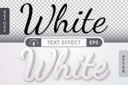 White Editable Text Effect, a Layer Style Add-On by rwgusev (Thumbnail 2 of 6)