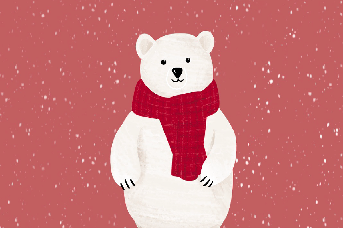 Penguin & Bear - Winter Pattern, an Illustration by naima.design (Photo 5 of 6)