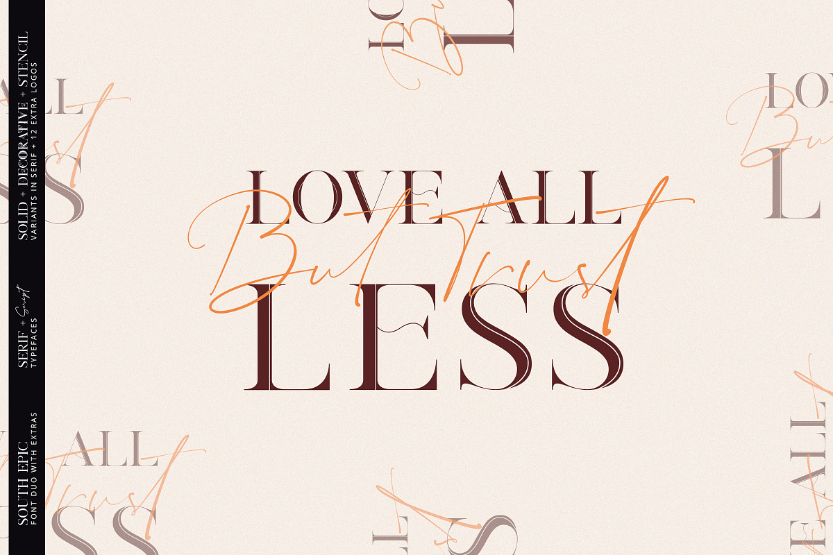 South Epic Dream Font Duo + Logos, a Serif Font by SNIPESCIENTIST (Photo 16 of 32)