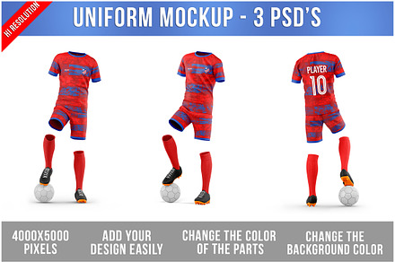 Uniform Soccer Mockup PSD, a Bottom Mockup by Bruno's Shop
