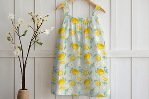 Lemon Floral Seamless Pattern