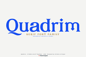 Quadrim - Serif Font Family