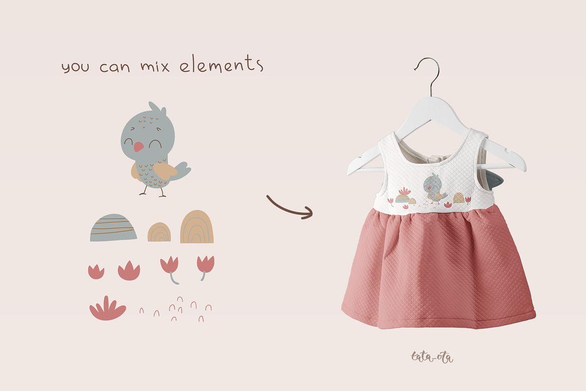 Safari - Kids collection, an Animal Illustration by tata_ota (Photo 5 of 17)