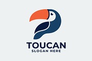 Toucan Mascot Cartoon Logo, an Animal Illustration by Cekal_std (Thumbnail 1 of 3)