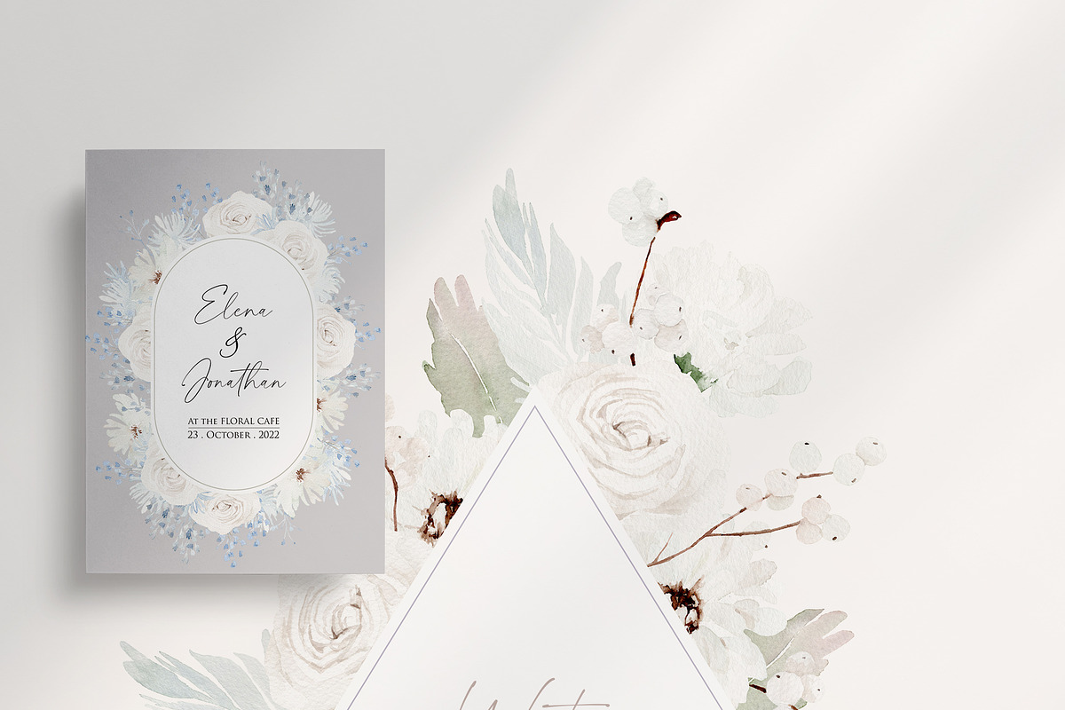 Watercolor flower - Snow flower, an Illustration by Beigetime (Photo 11 of 11)