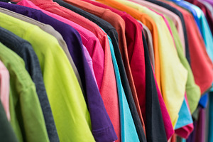 Muticolor of tshirt stock photo containing tshirt and color