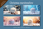 Christmas Mug with marshmallow., a Decorative Illustration by KENO Mascots (Thumbnail 3 of 6)